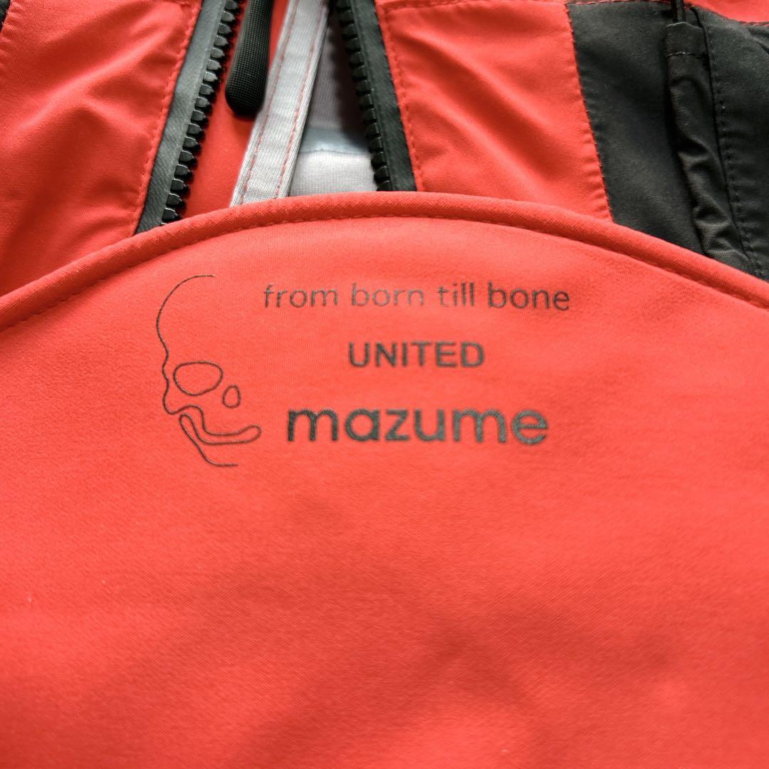 早い者勝ち✨ MAZUME マズメ レインウェア レインスーツ レッド 赤 L
