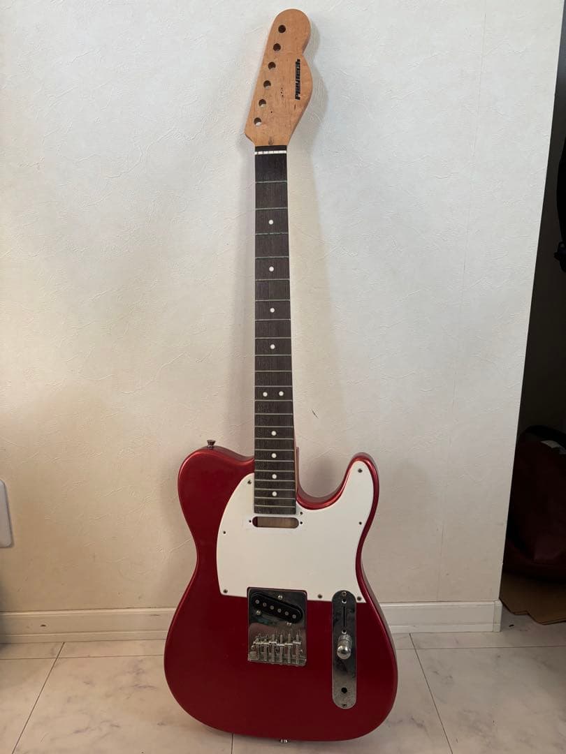 プレイテック Playtech テレキャスター タイプ エレキギター レッド 赤