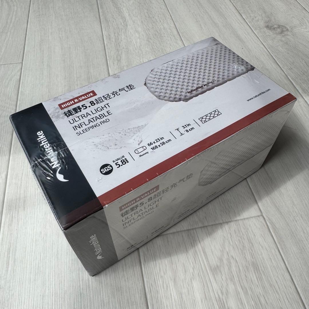 【新品・未開封】Naturehike エアマット マミー型Sサイズ R値5.8
