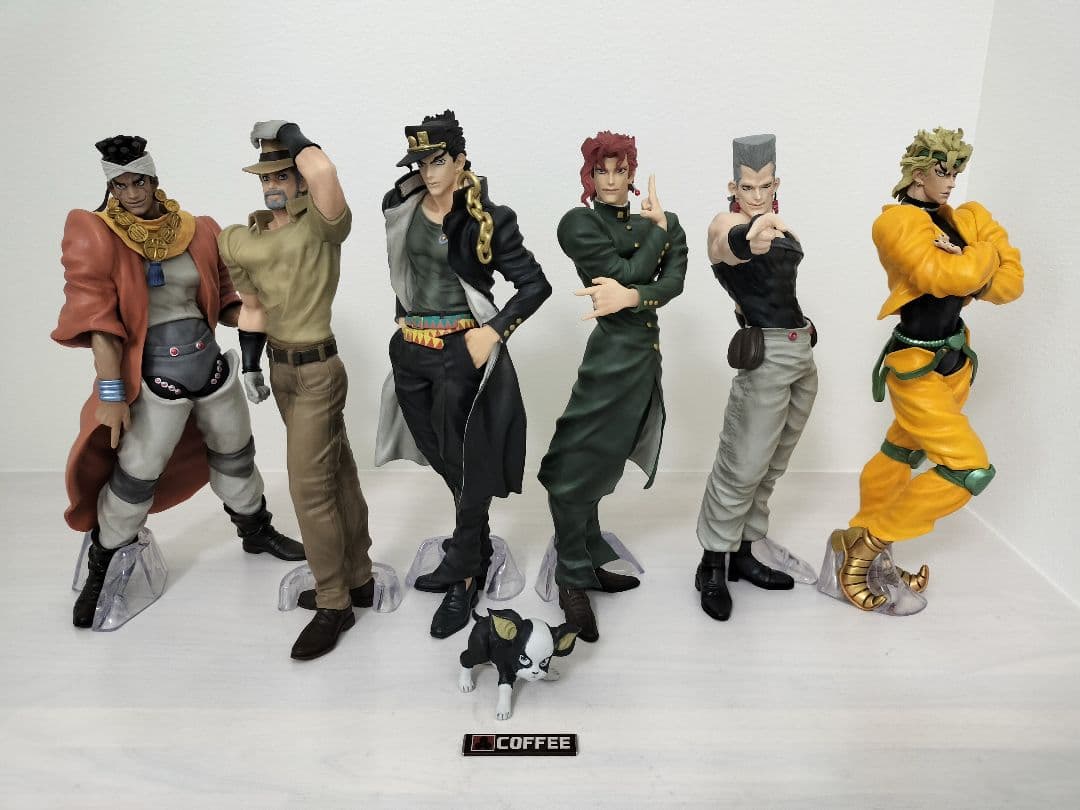 一番くじ ジョジョの奇妙な冒険 A賞〜F賞 ラストワン賞 フィギュアフルコンプ