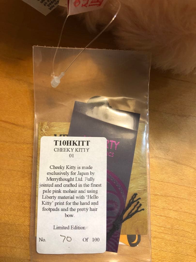 サンリオ創業50周年 チーキー メリーソート ×キティ×リバティ100体限定