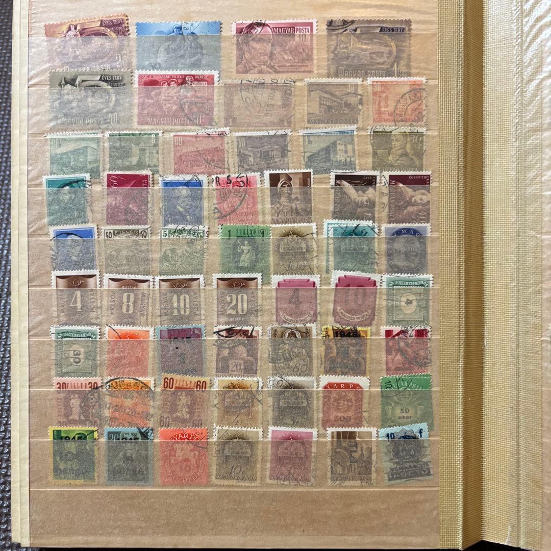 海外切手　使用済切手　まとめ　コレクションブック　20ページ