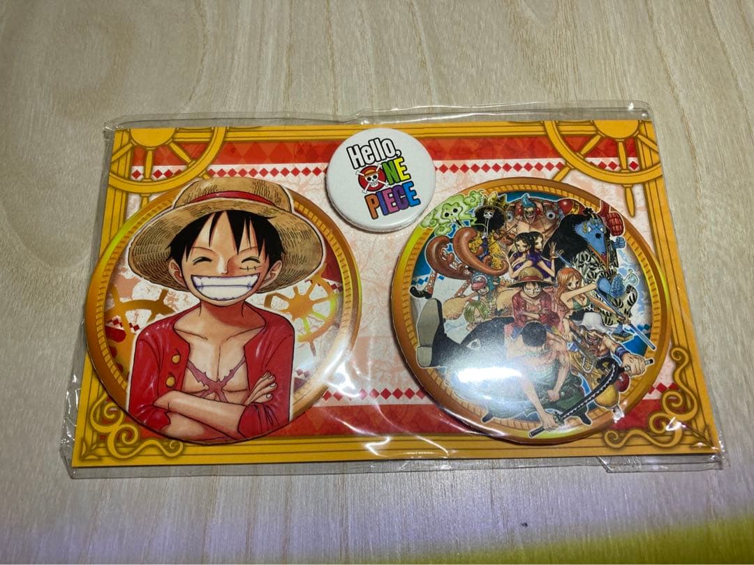 ワンピース　Hello ONE PIECE 缶バッジセット