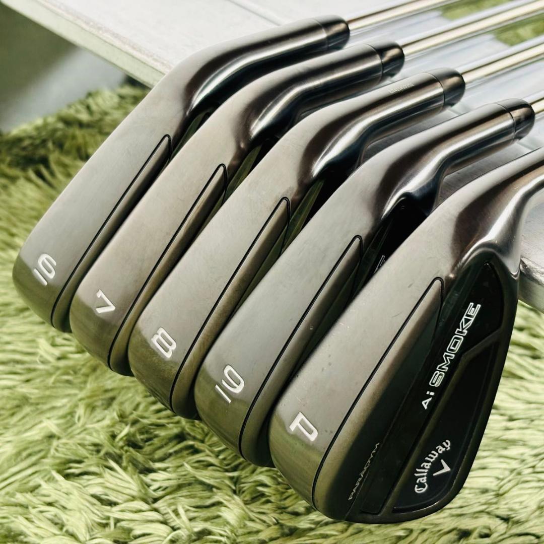 キャロウェイ パラダイムAiスモークブラック アイアン5本セット メンズゴルフ
