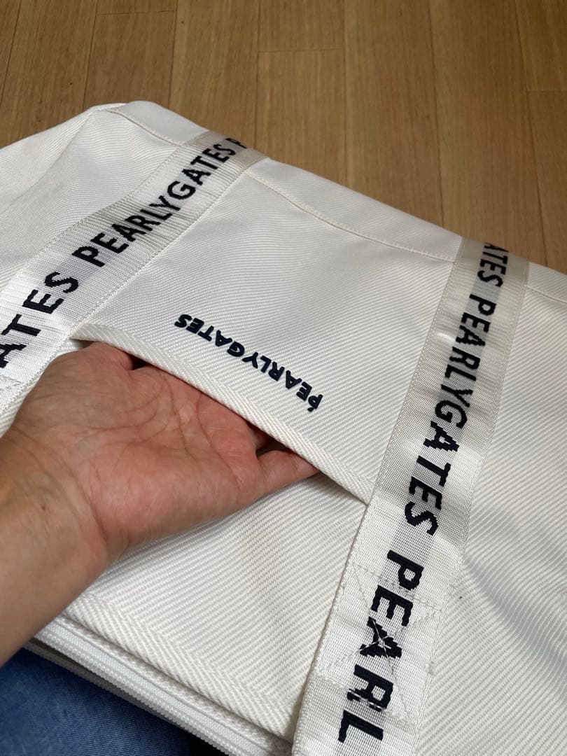 PEARLY GATES ホワイトトートバッグ