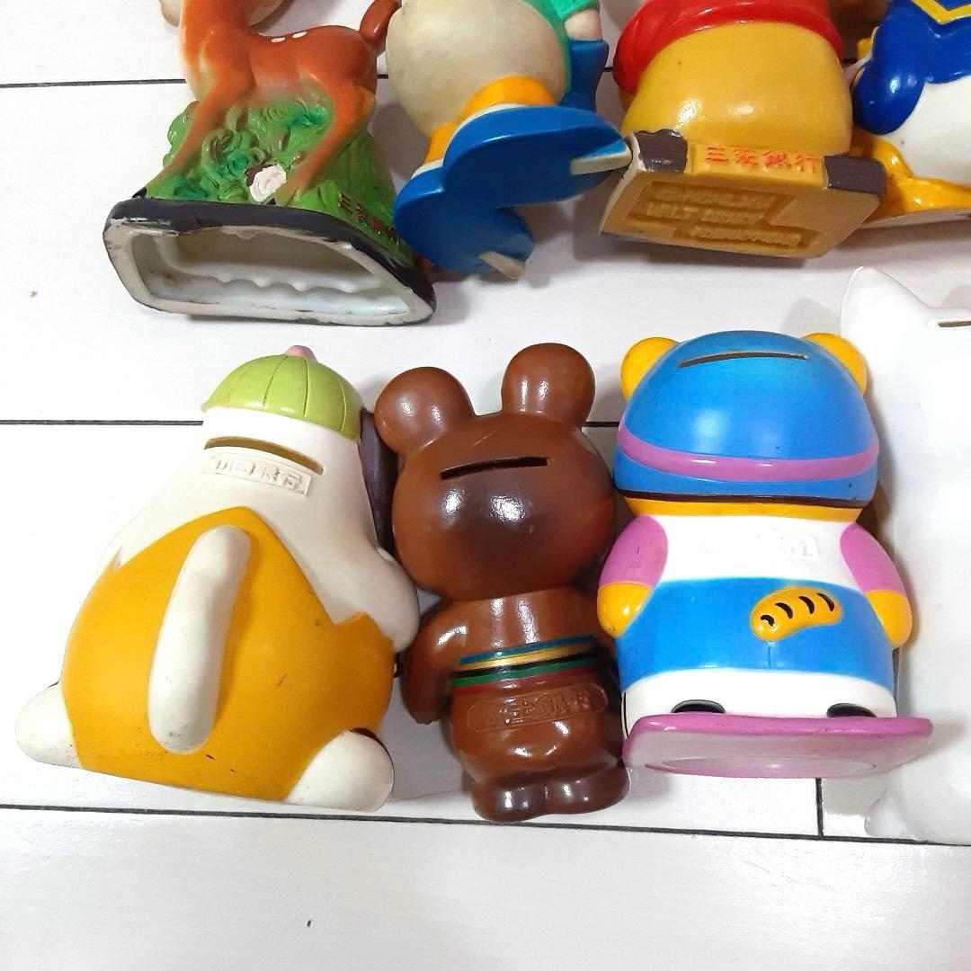 昭和レトロ　ソフビ銀行貯金箱まとめ売り