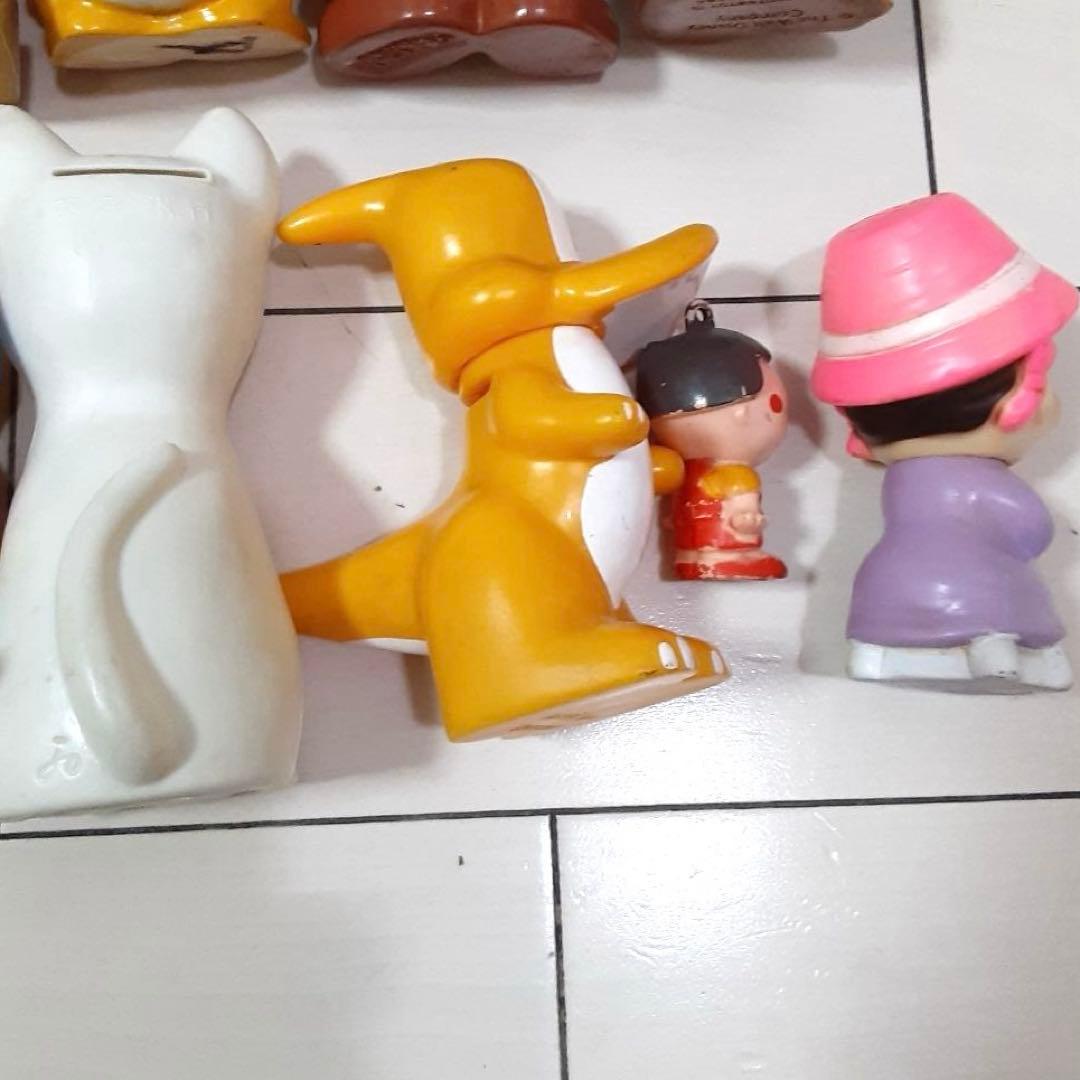 昭和レトロ　ソフビ銀行貯金箱まとめ売り