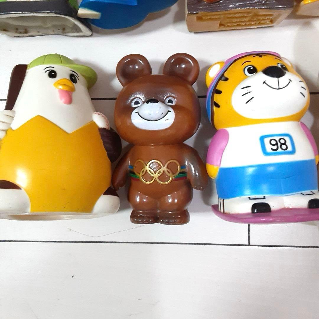 昭和レトロ　ソフビ銀行貯金箱まとめ売り