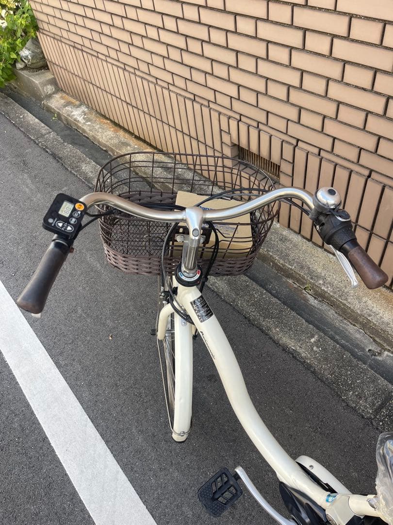 16ahホワイトパナソニック26インチ電動アシスト自転車