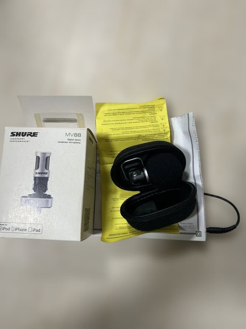 SHURE MV88 コンデンサーマイク