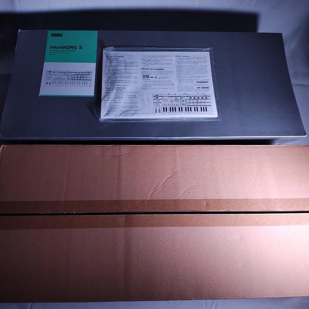 元箱 説明書 KORG microKORG S ボコーダー スピーカー内蔵