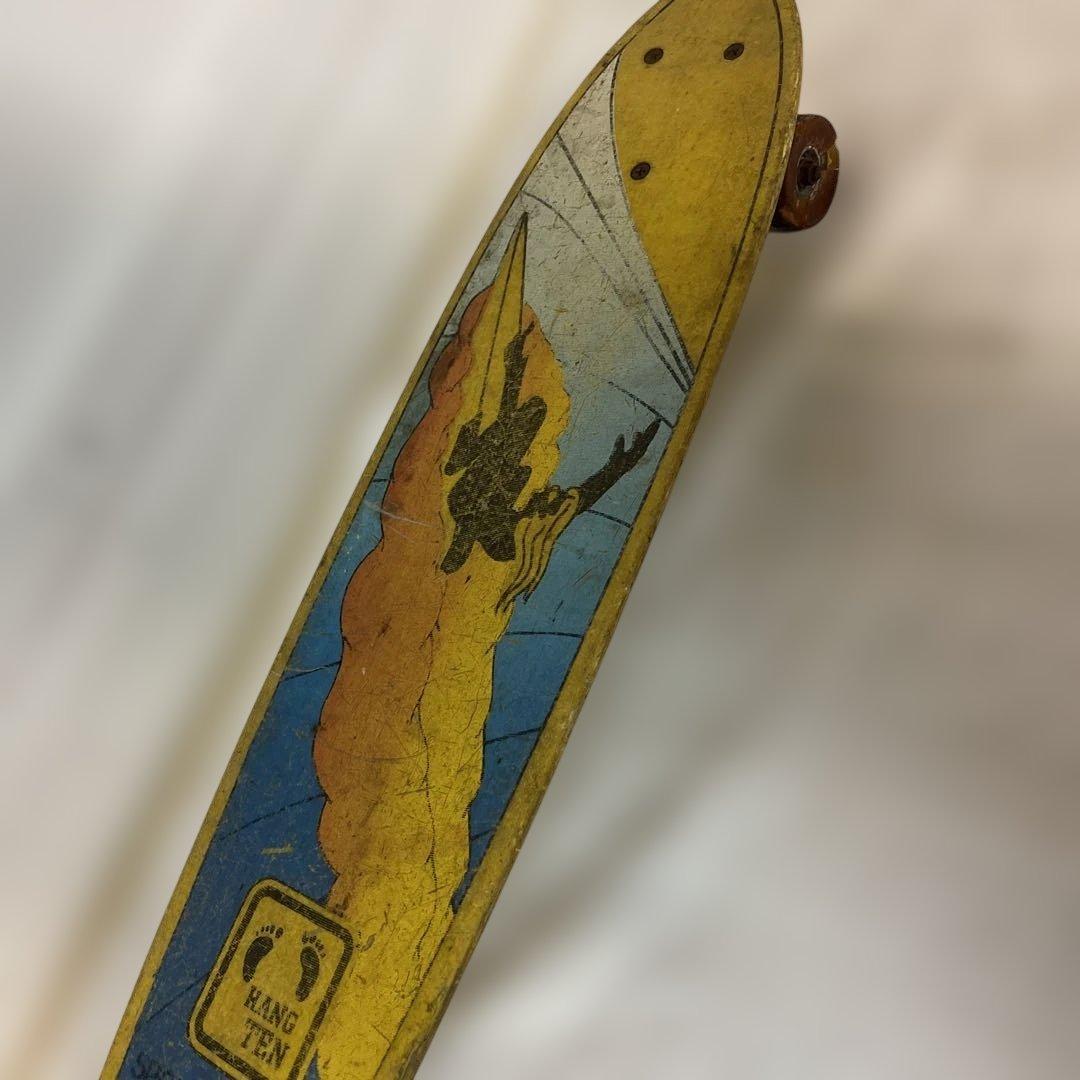 MR-435A 70年代　Hang Ten スケートボード　黄色　ヴィンテージ