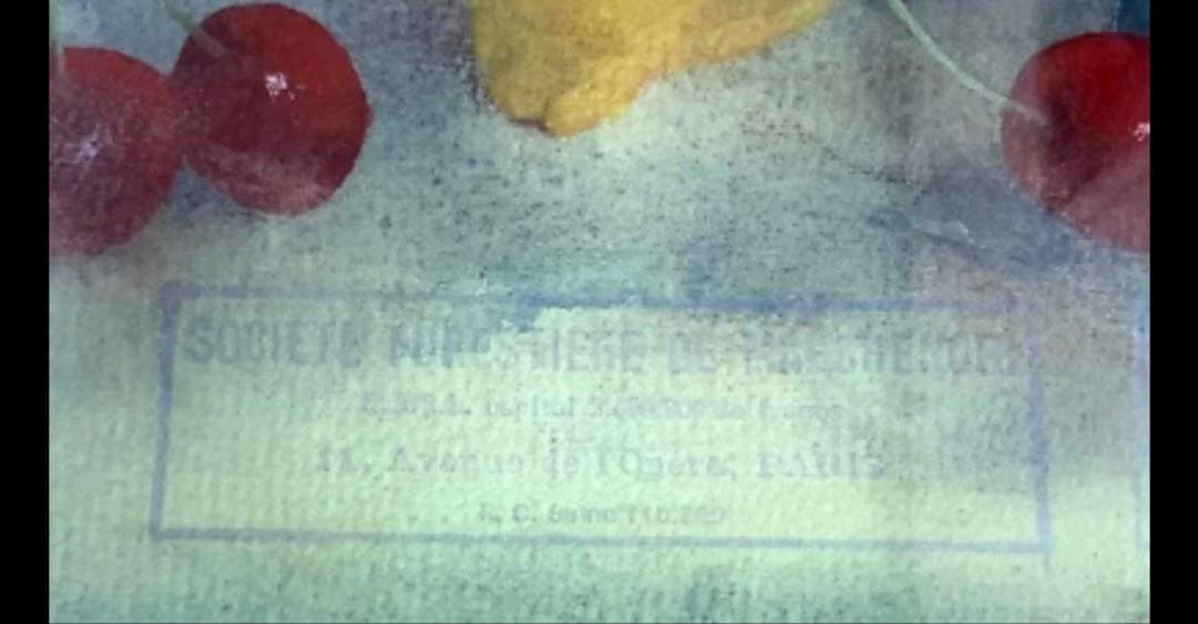 蛯田均 水彩画 「シトロンⅢ」 三越取扱 額装 静物画 アート インテリア