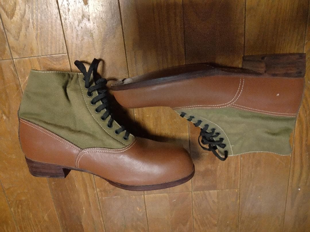 WW2　ドイツ軍　アフリカ軍団　熱帯地用ブーツ（リプロダクション）