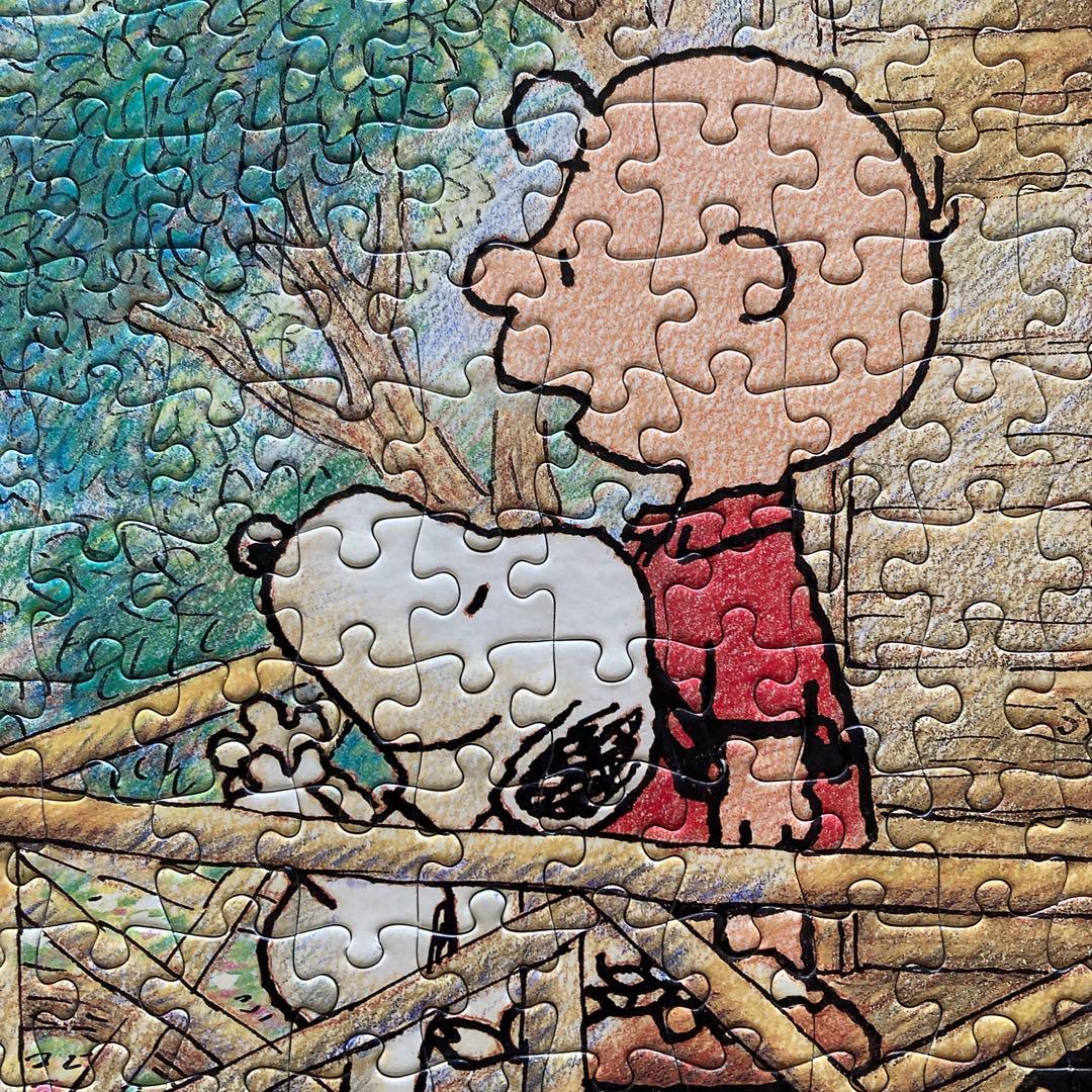 スヌーピー ピーナッツ 1000ピース ジグソーパズル　虹をながめて