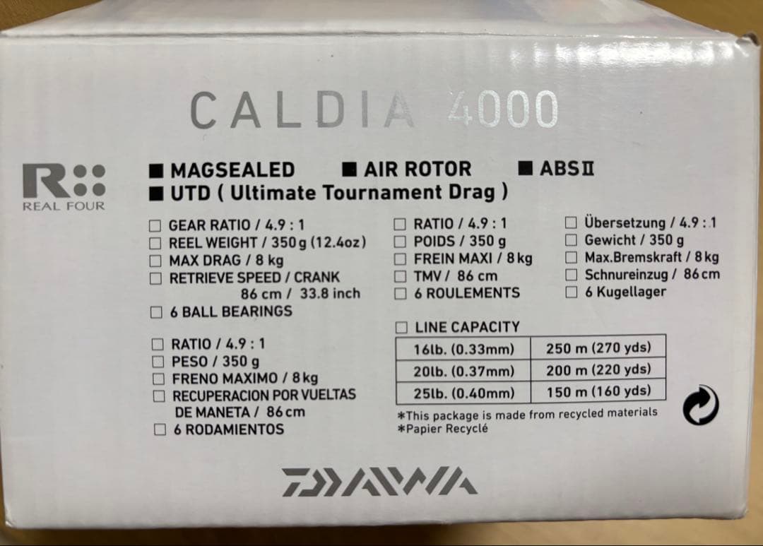 DAIWA CALDIA 4000 ダイワ カルディア リール