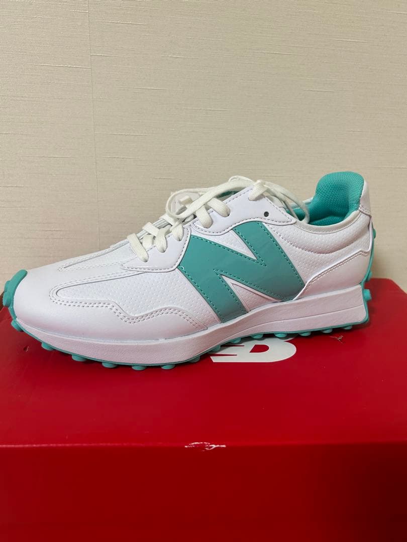 New Balance WGS327AC ゴルフシューズ 25.5 ターコイズ