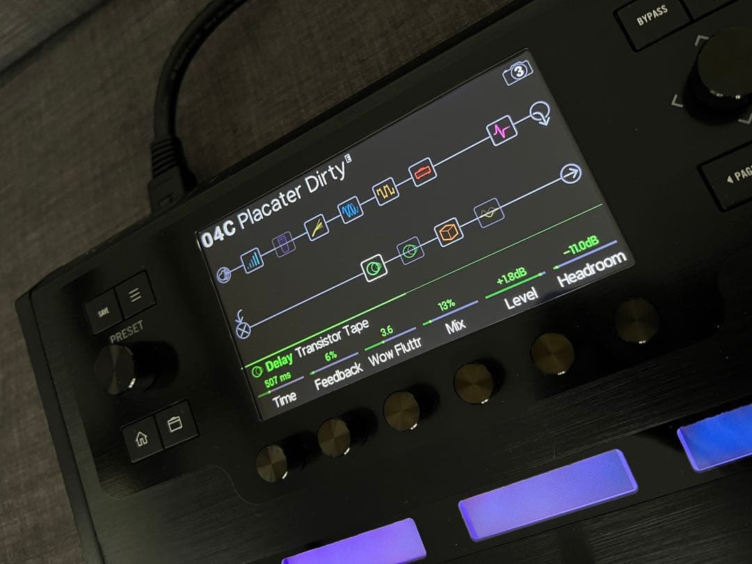 Line 6 Helix Floor ギターエフェクトボード 本体＋付属品