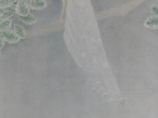 上村淳之、【啼く】、希少な額装用画集より、新品額装付、状態良好