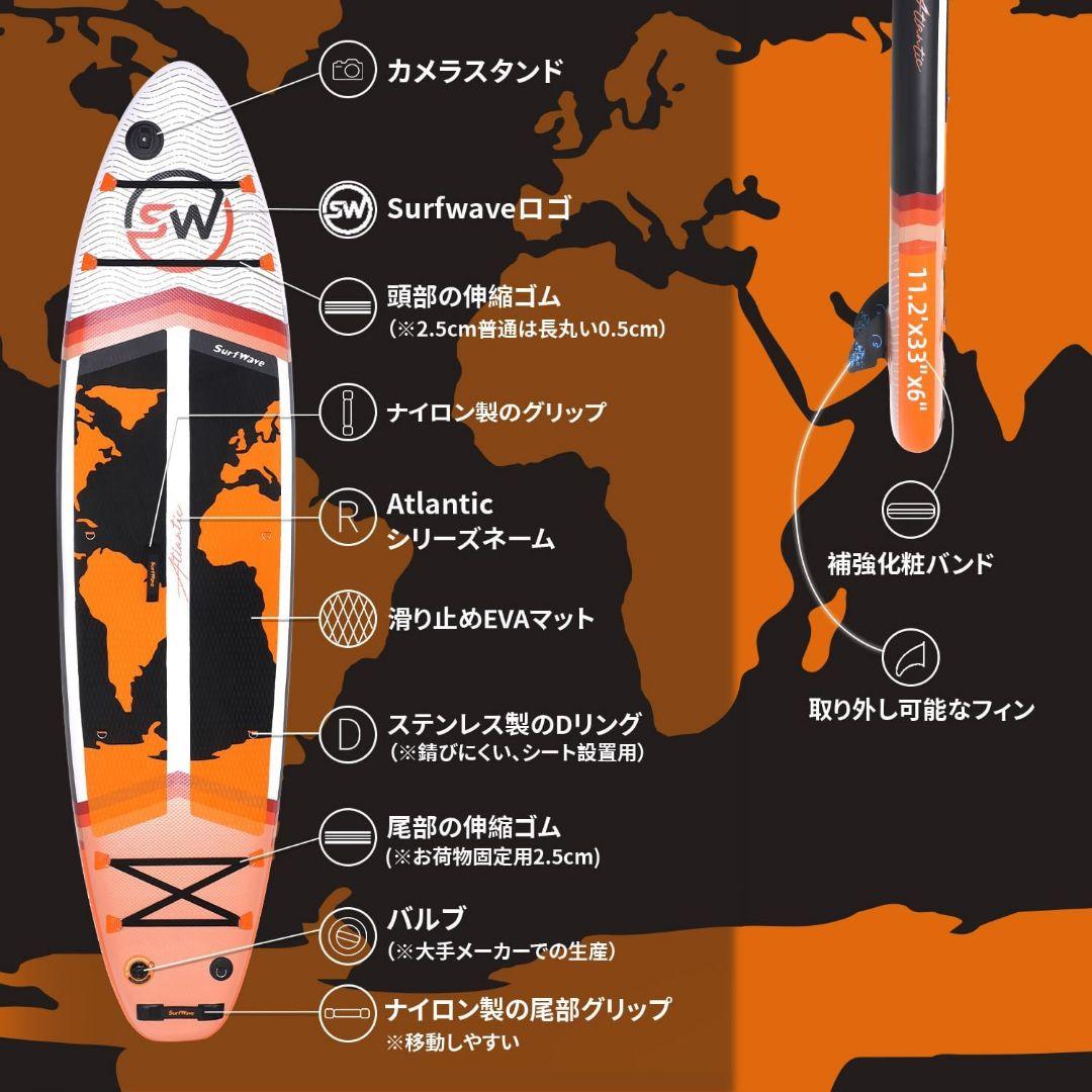 【日程限定値引】SurfWave スタンドアップパドルボード 180kg耐荷重