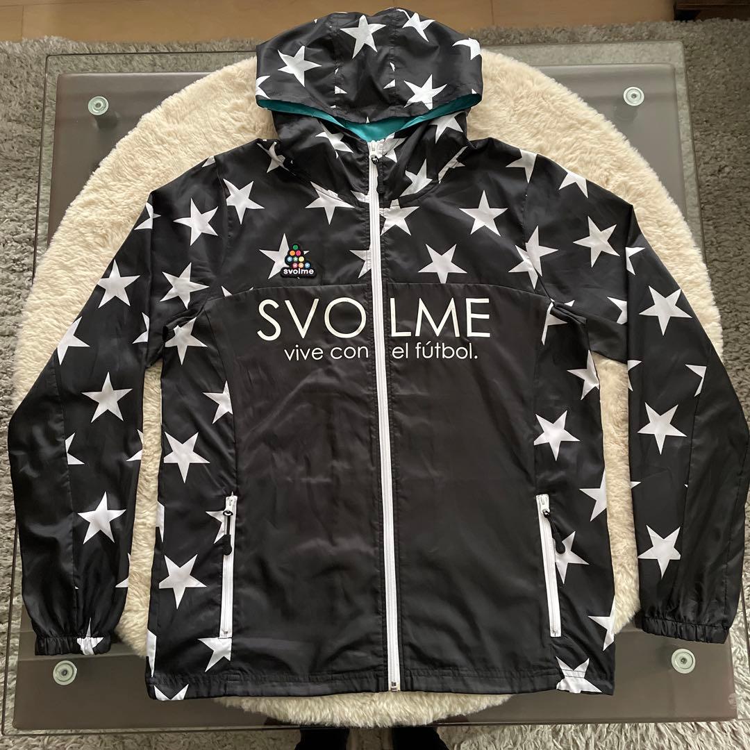 SVOLMEスボルメ星柄×ピステ ウィンドブレーカー×フルジップフーディパーカー