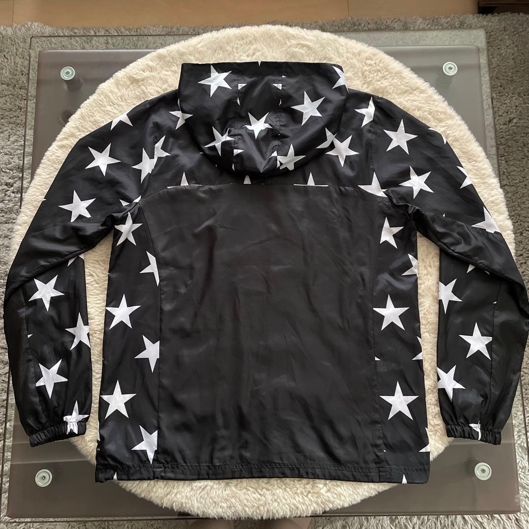 SVOLMEスボルメ星柄×ピステ ウィンドブレーカー×フルジップフーディパーカー