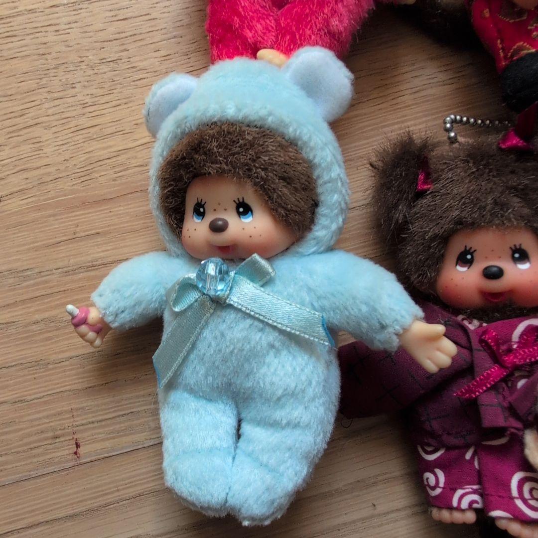 １９７０年代　当時物　セキグチ　モンチッチ ぬいぐるみ ４個セット