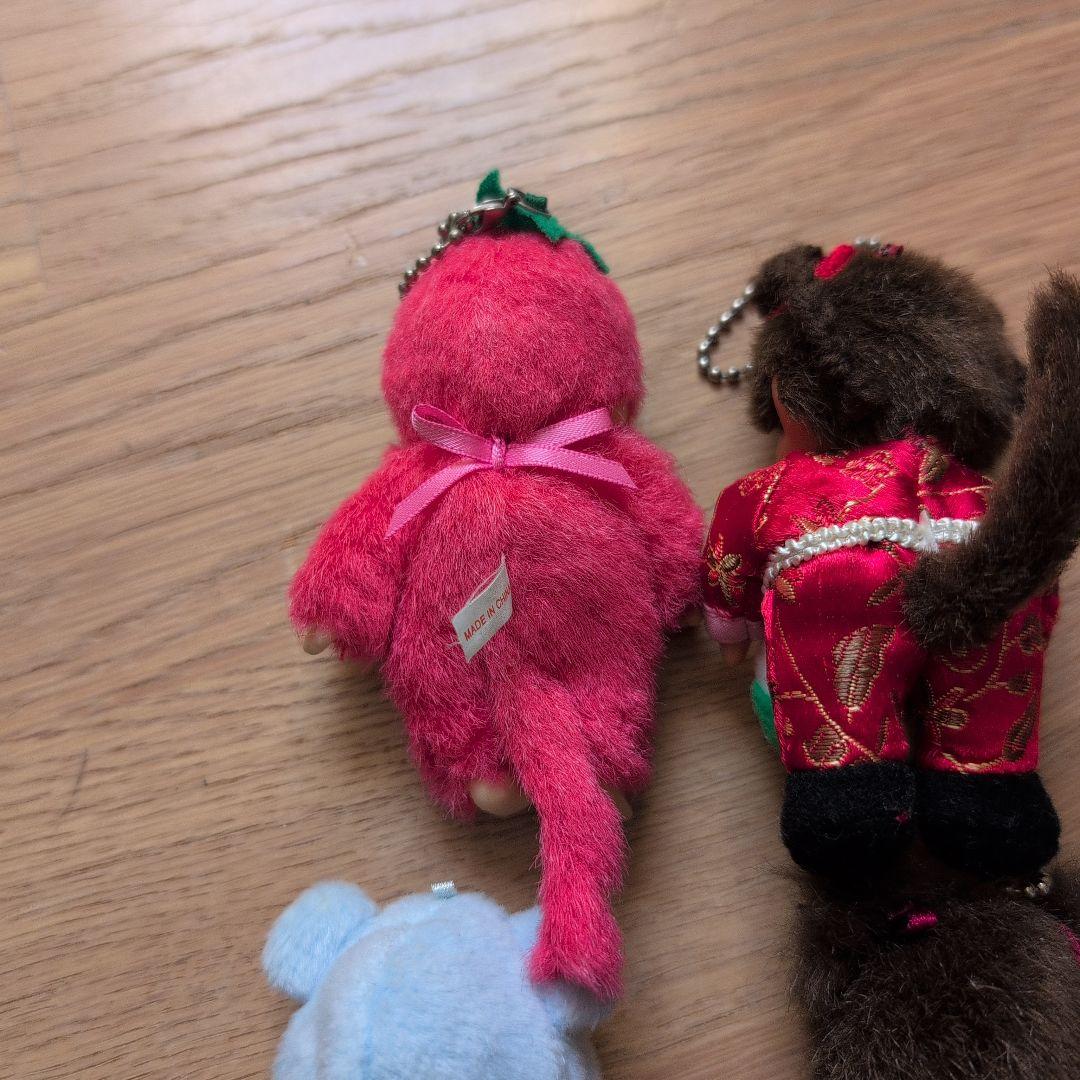 １９７０年代　当時物　セキグチ　モンチッチ ぬいぐるみ ４個セット