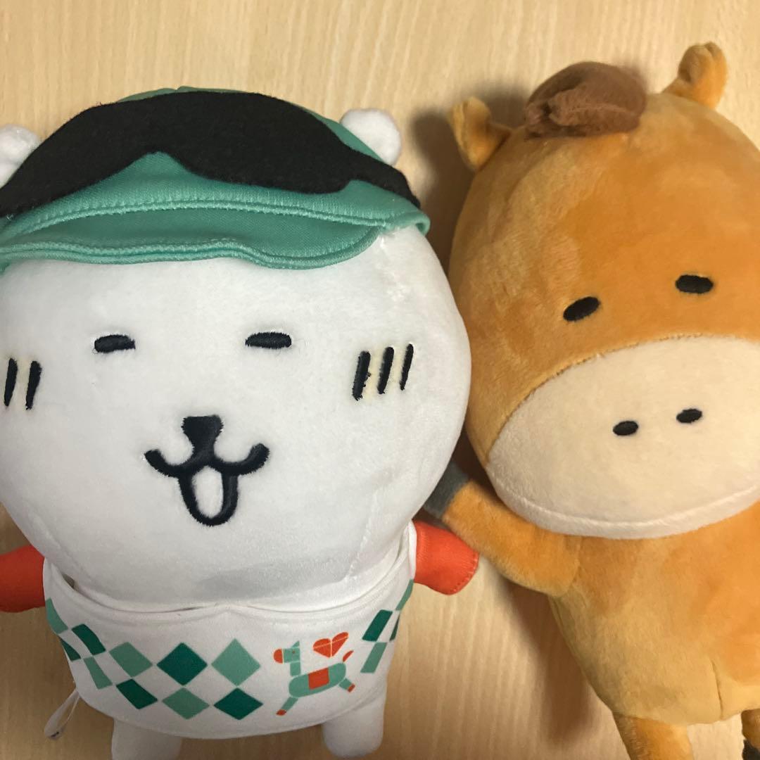 限定UMAJO柄勝負服 自分ツッコミくま+ナンカメチャハヤイ号 ぬいぐるみセット