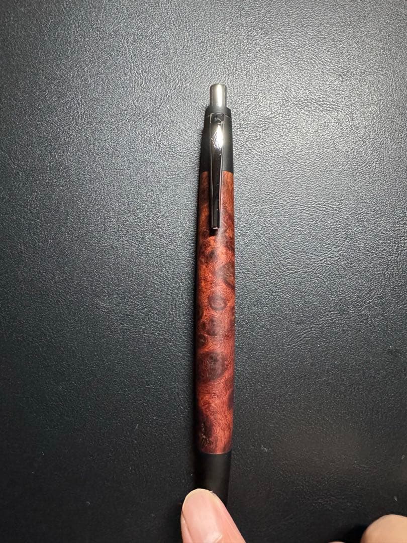 野原工芸　特上花梨瘤　新型シャープペンシル（シルバー金具）