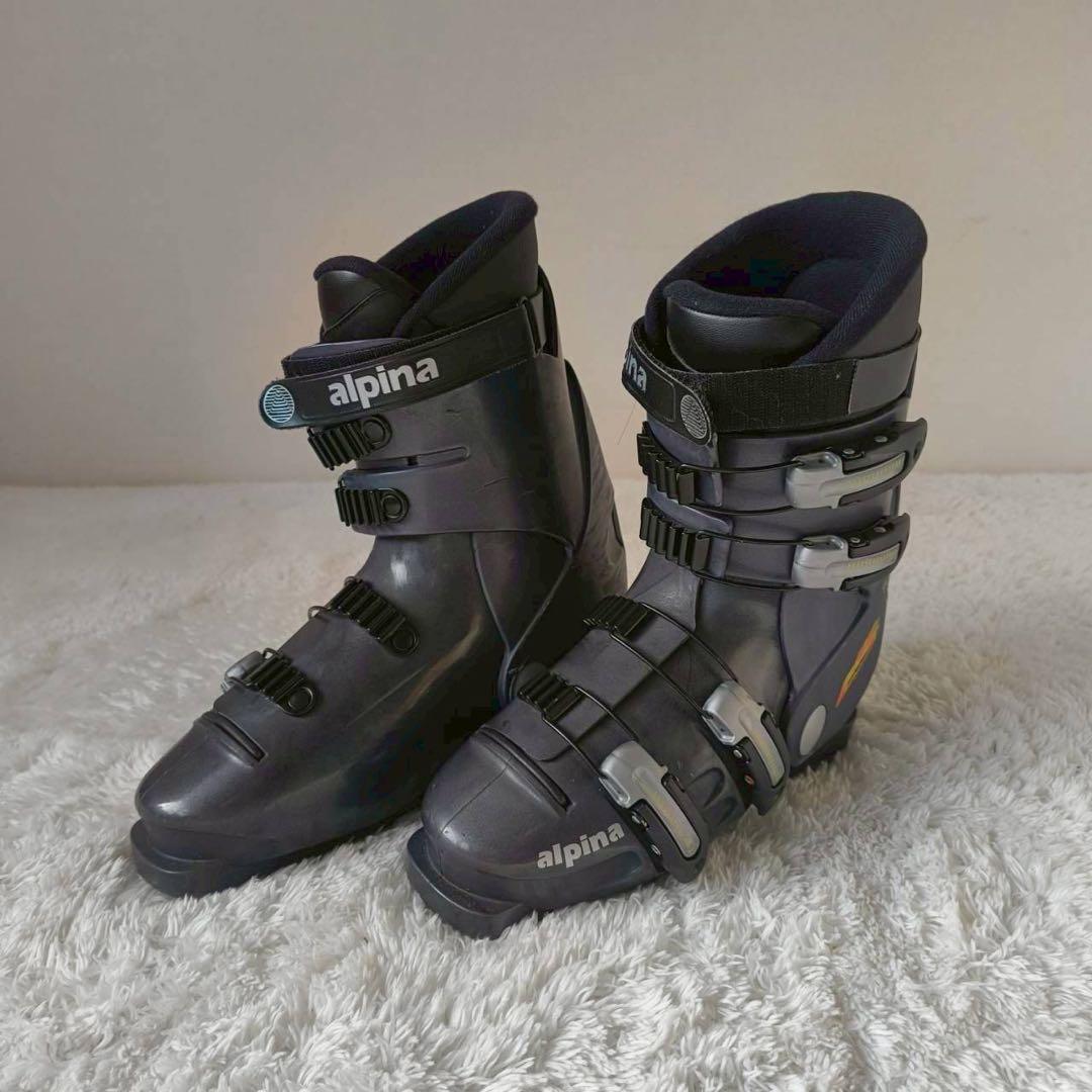 Alpina アルピナ スキーブーツ ブラック ヴィンテージ 304mm