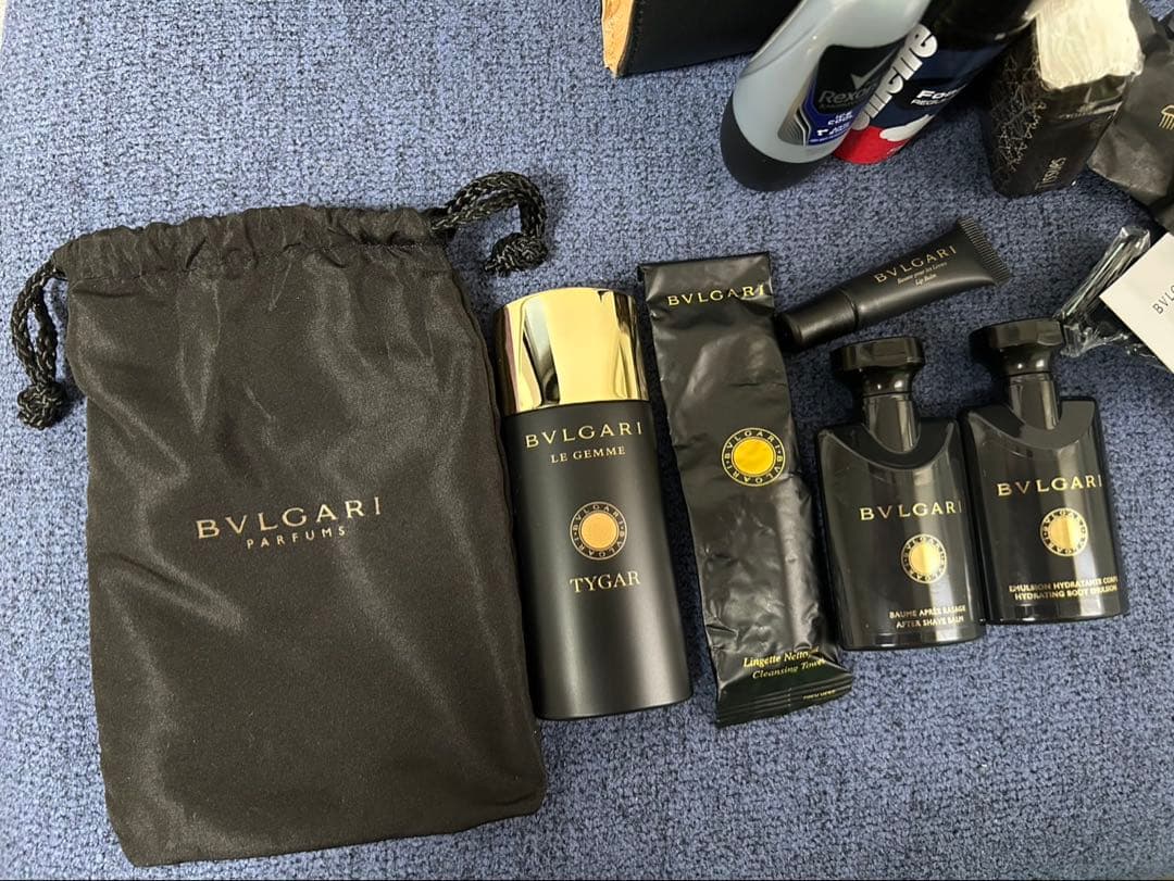 エミレーツ航空 ファーストクラス アメニティ ブルガリ