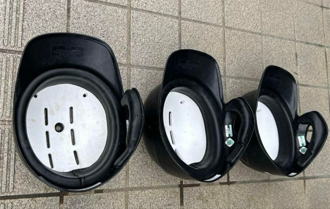 ZETT ヘルメット　軟式一般用　M,L,Oサイズ　ブラック 3個