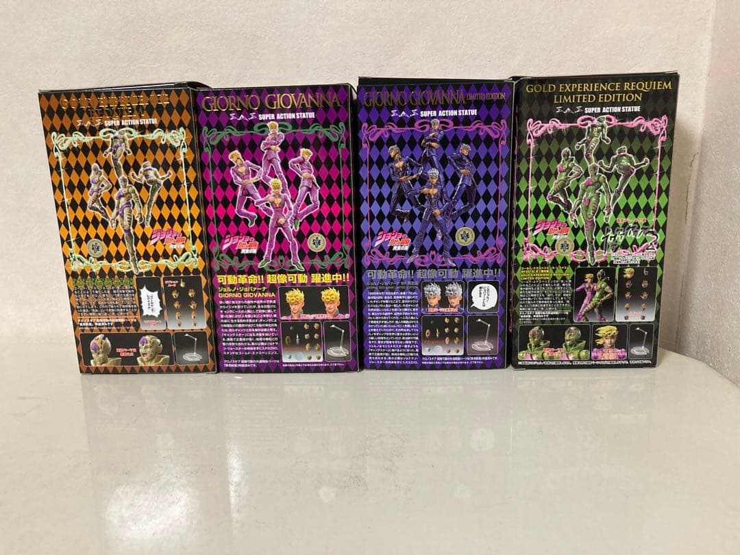 ジョジョの奇妙な冒険 フィギュア　ジョルノ　セット