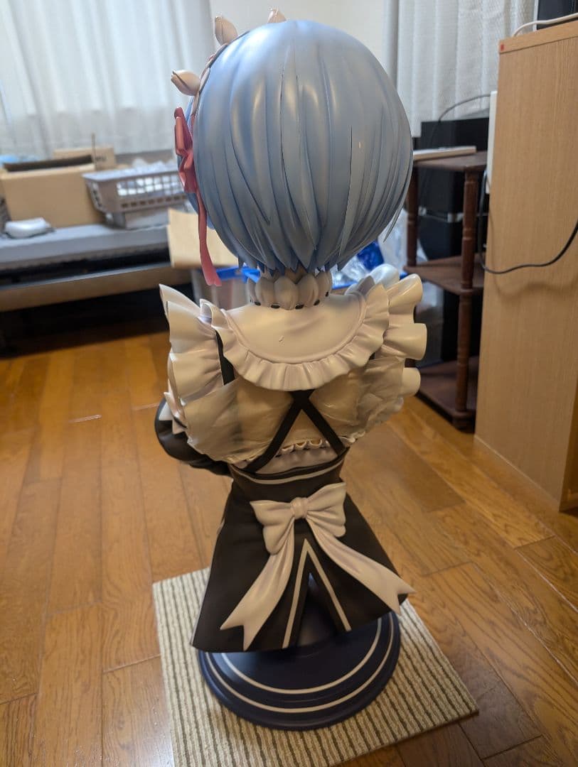 等身大 レム 胸像 Re：ゼロから始める異世界生活 フィギュア ケースセット