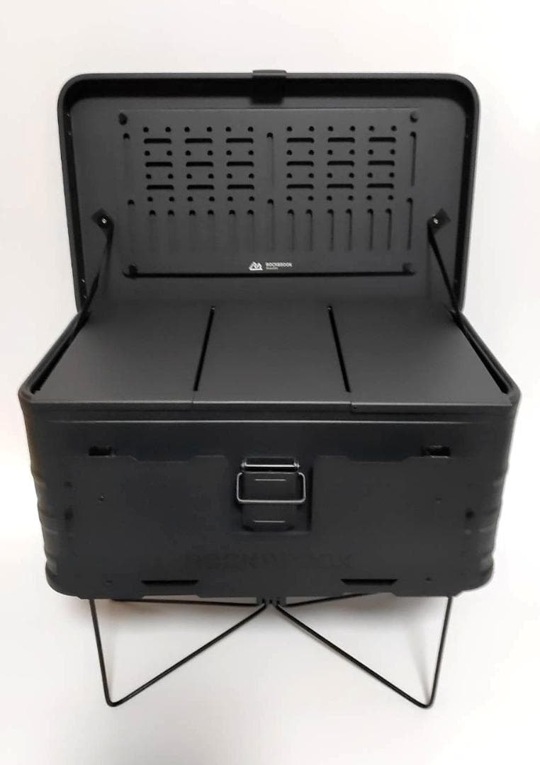 新品送料込み　 アルミコンテナ　30L　フルカスタム　ブラックカラー　キャンプ