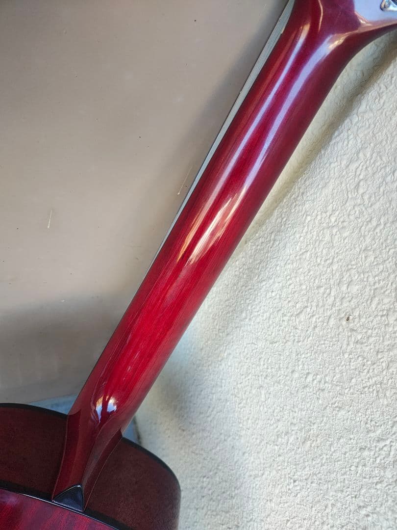 美品 Takamine T-1 WR PU付エレアコ 真紅のWR ニューヨーカー