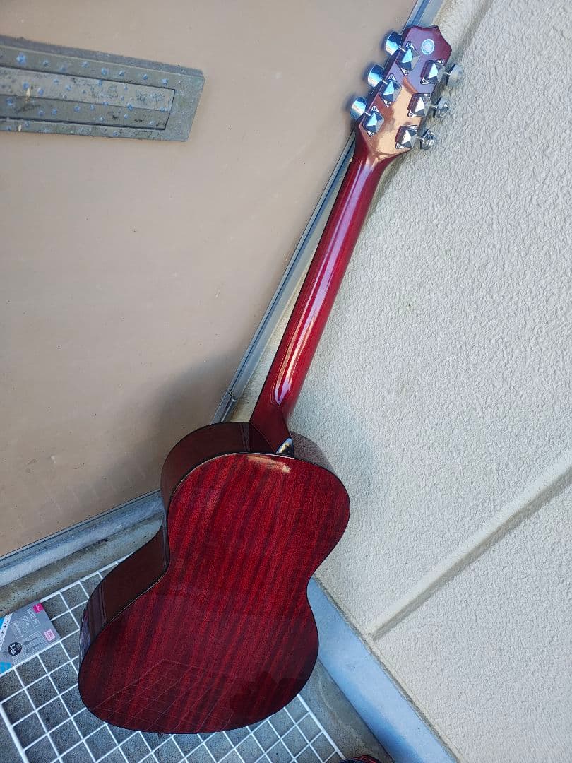 美品 Takamine T-1 WR PU付エレアコ 真紅のWR ニューヨーカー