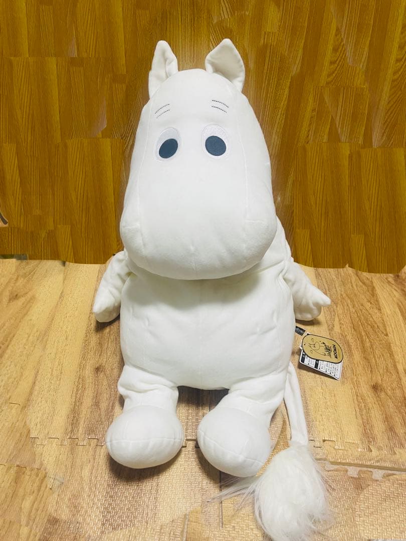 もっちり　ムーミン ぬいぐるみ　ホワイト【タイムセール】