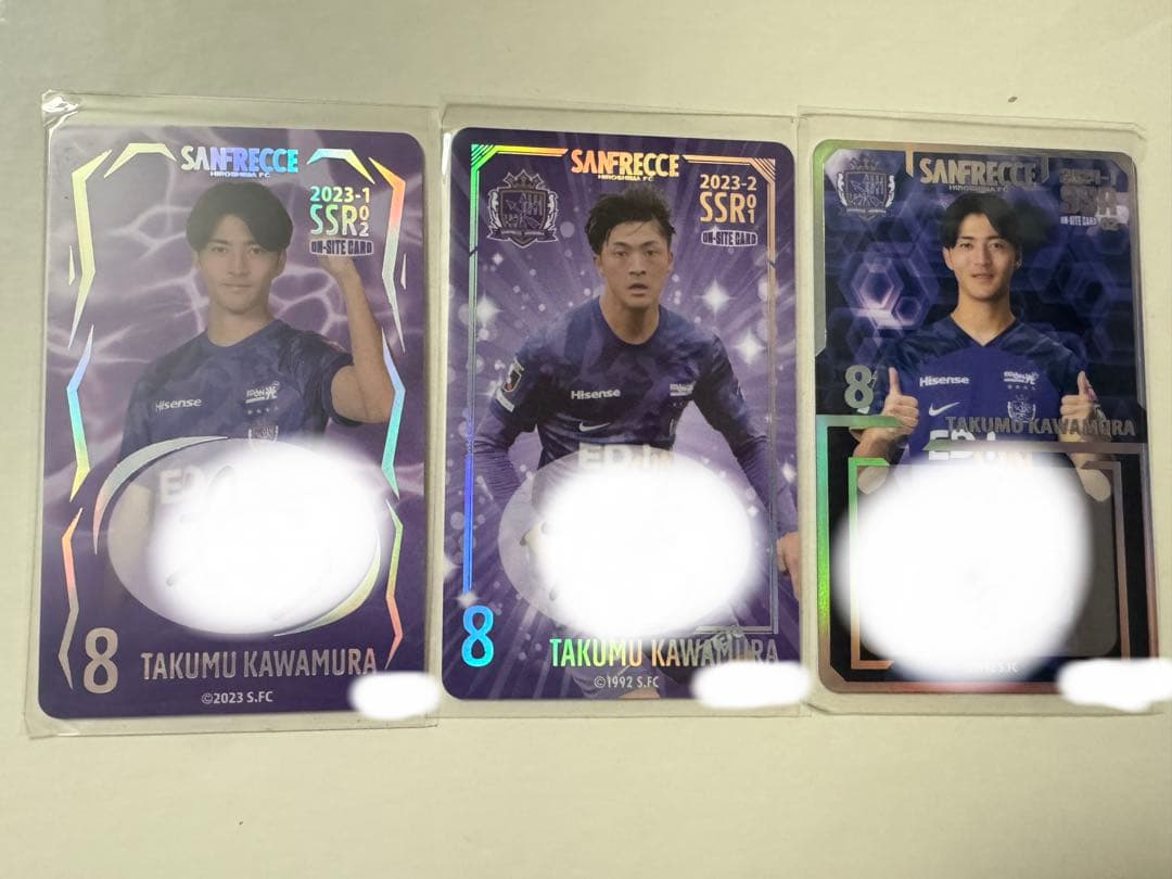 川村拓夢 サイン入りSSRカード3枚セット