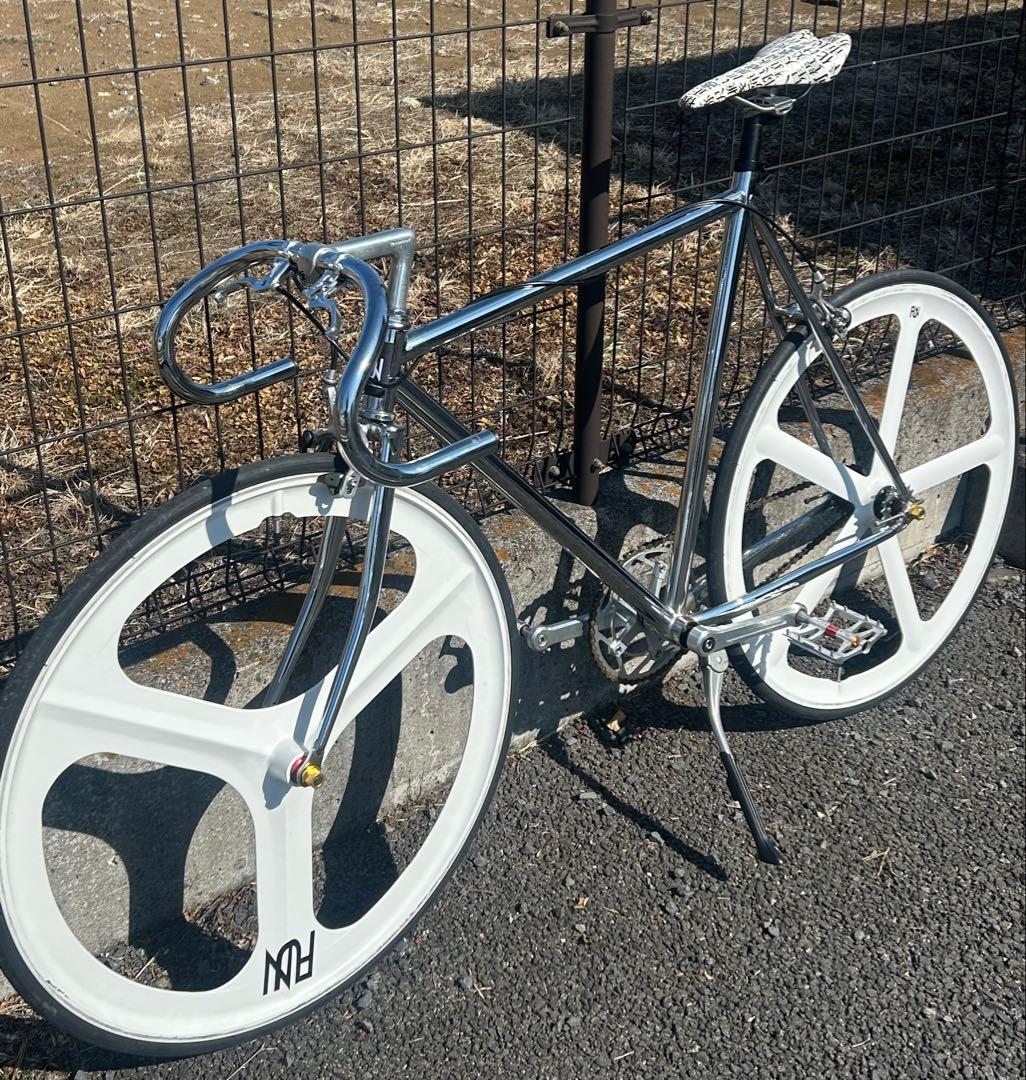 FUN ピスト パシュート シングルスピード 自転車 美品 メッキ 個性的