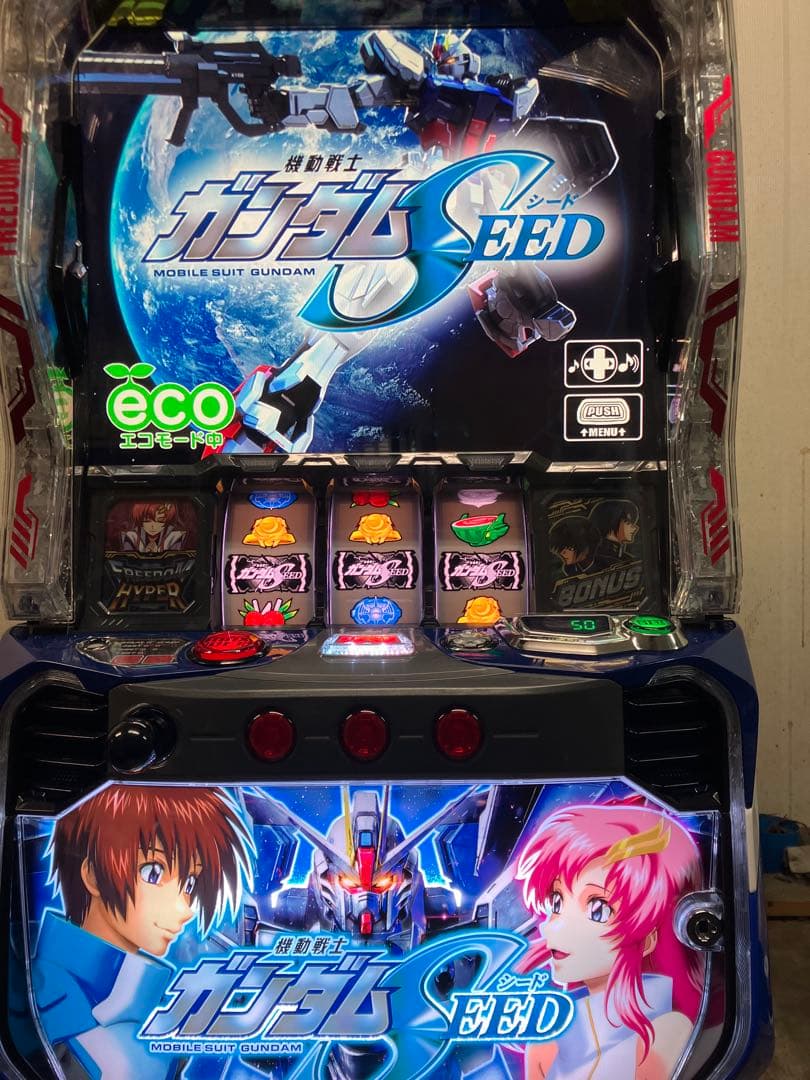 【スマスロユニット付き、送料込】Lパチスロ機動戦士ガンダムSEED(ビスティ)