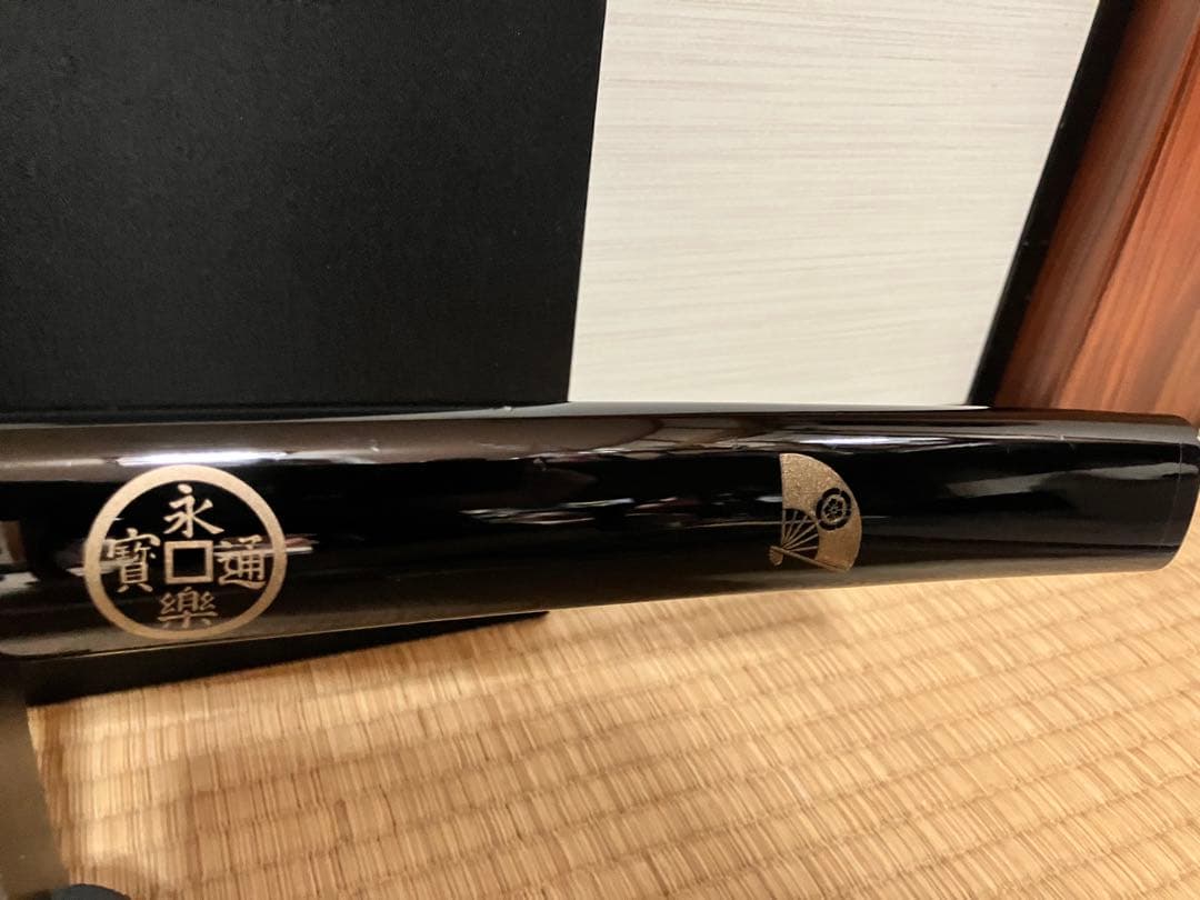 名刀 へし切長谷部　本革 超美品 信長 国産 居合刀　模造刀 戦国 刀