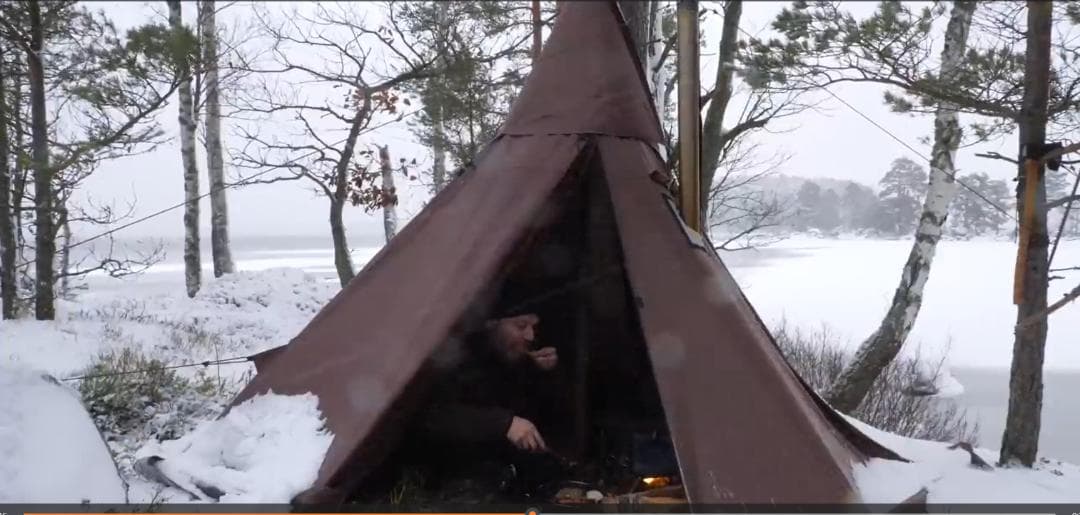 4シーズンポリコットンテント6角チムニー340x240cm