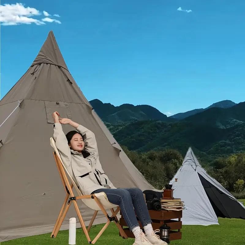 4シーズンポリコットンテント6角チムニー340x240cm