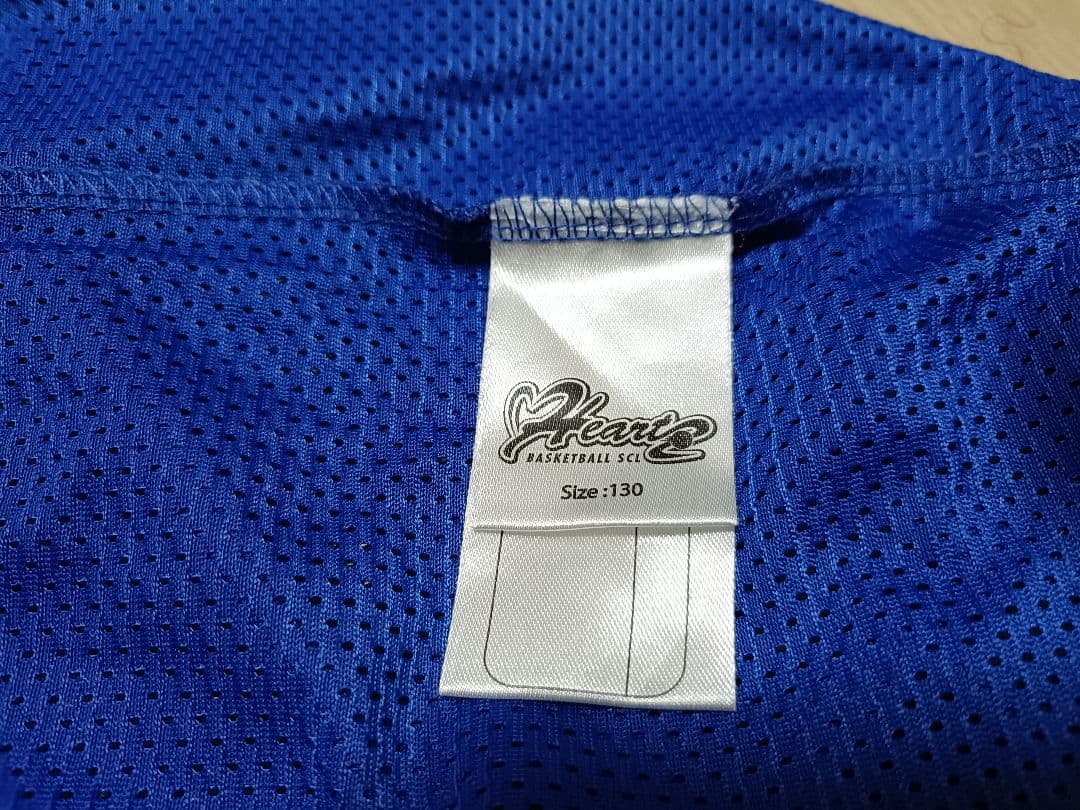 リーフラス　ハーツ　バスケットボール　スクール　ユニフォーム 130