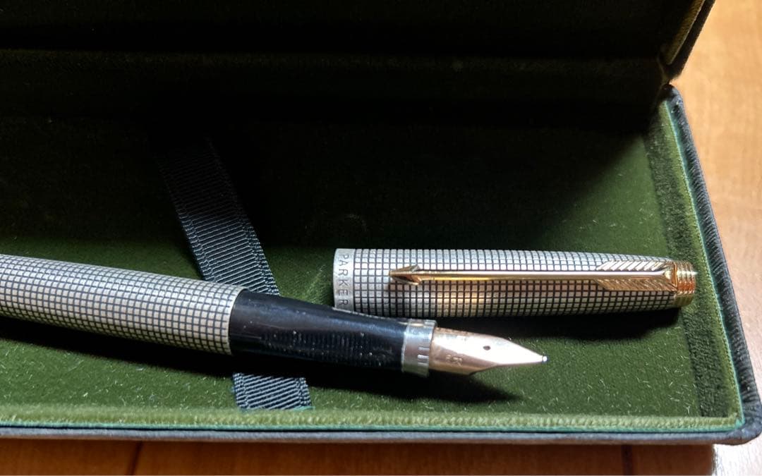 PARKER 75 シズレ 初期モデル スターリングシルバー × 14金　未使用