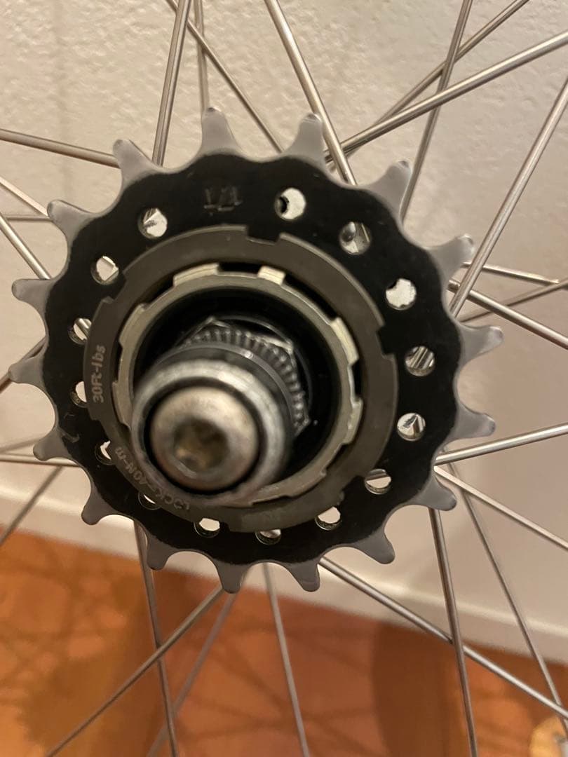 BMXホイールセット ANSWERアルミハブ キッズ 子供用 ホワイト