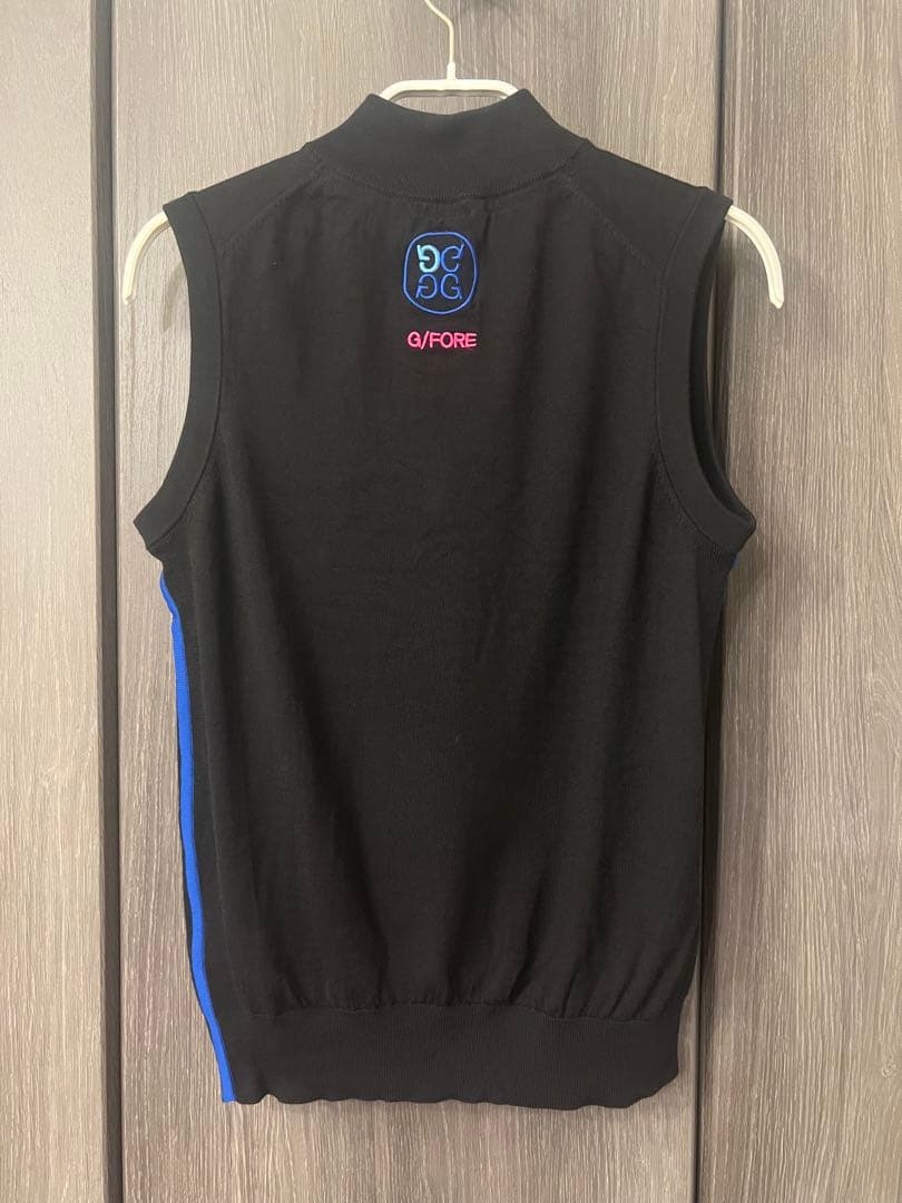 G/FORE レディース ベスト ブラック　ウール＆カシミア