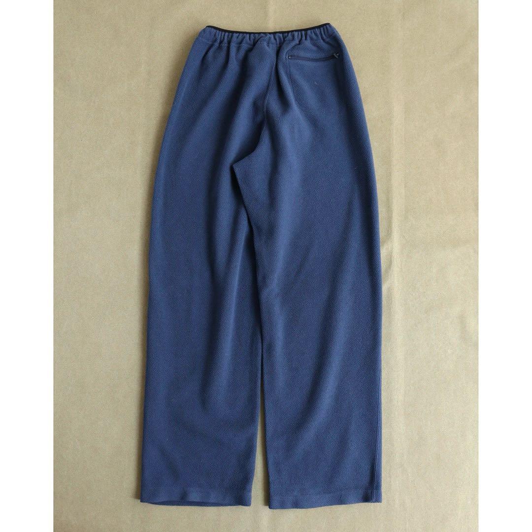 90s 台湾製 NIKE フリースパンツ ネイビー 裾スウォッシュ